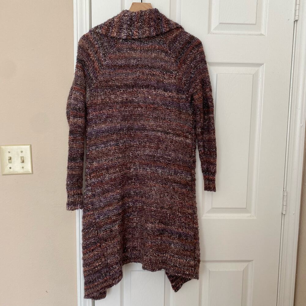 Knox Rose Multicolor Wool Alpaca Blend Cardigan Duster Size Small - Picture 5 of 8